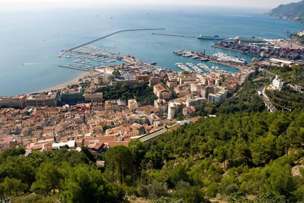 Tenuta Croce Appartamento Karol-Piscina-Vista Mare Salerno Exterior foto